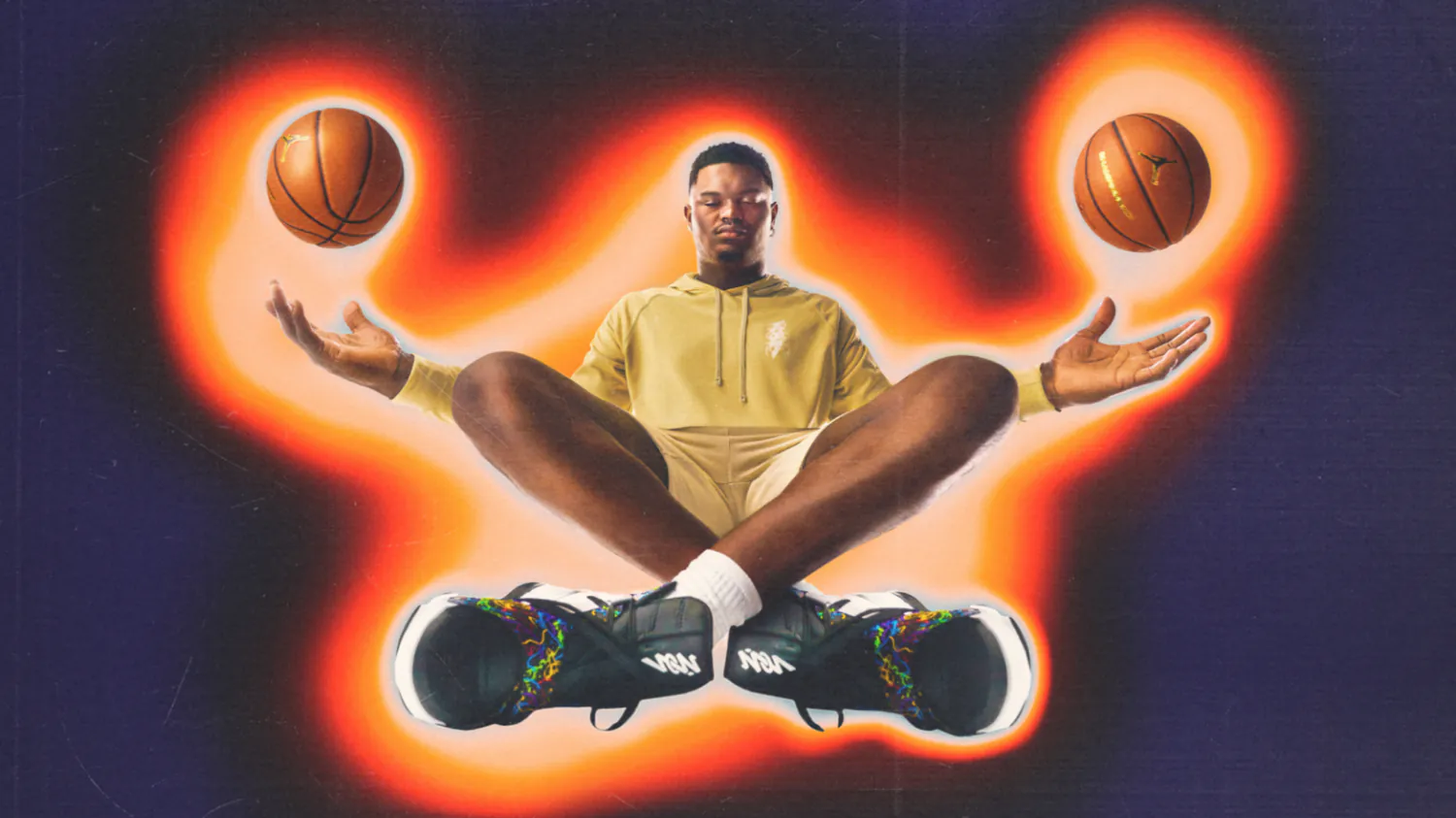 Jordan Brand campaign typography treatment