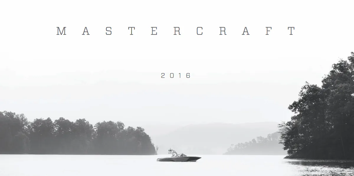 MasterCraft X26 rotating homepage promo