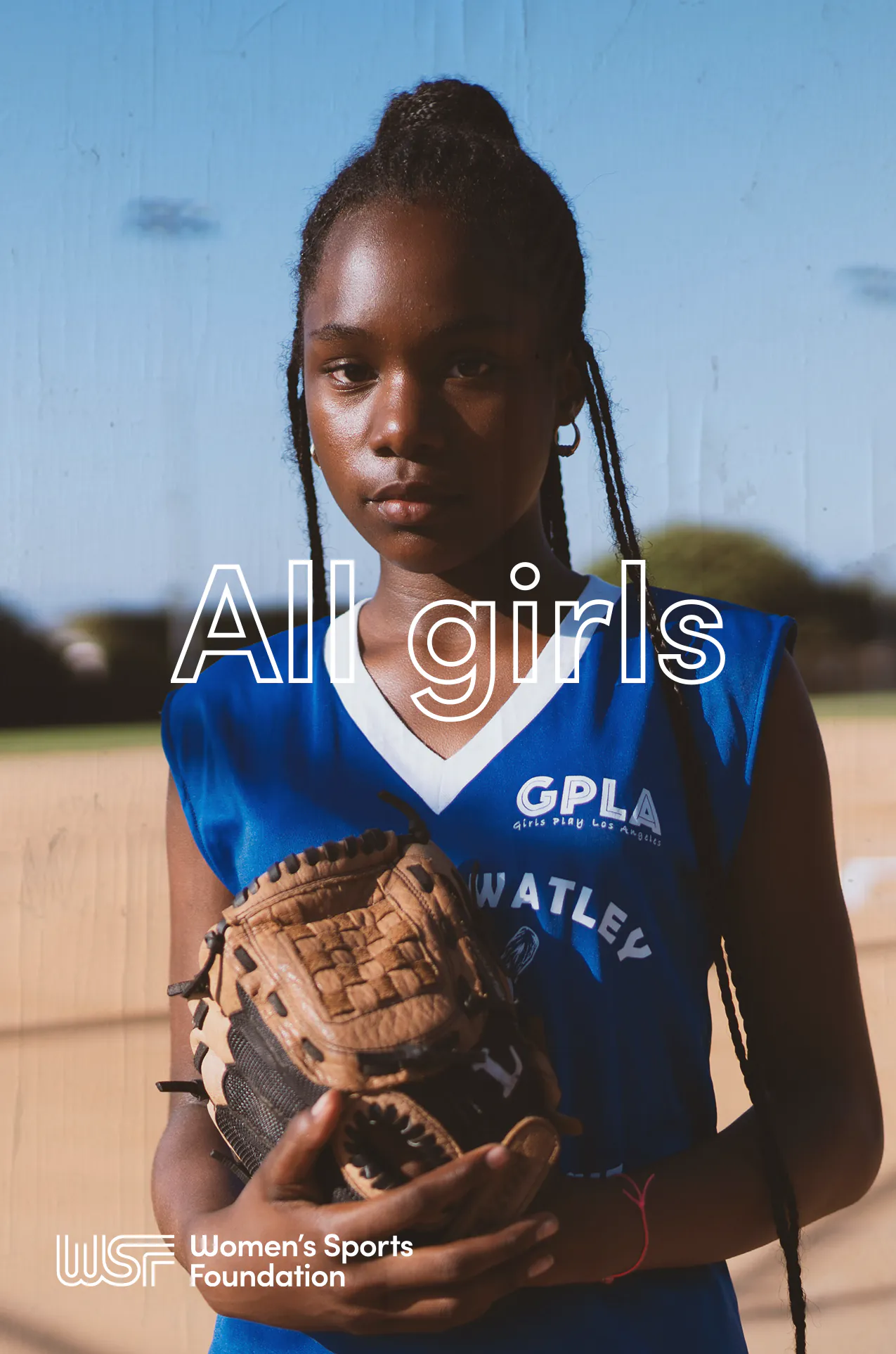 WSF athlete portrait from the brand campaign