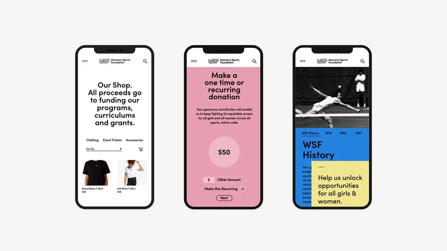 Women's Sports Foundation All Sports graphic