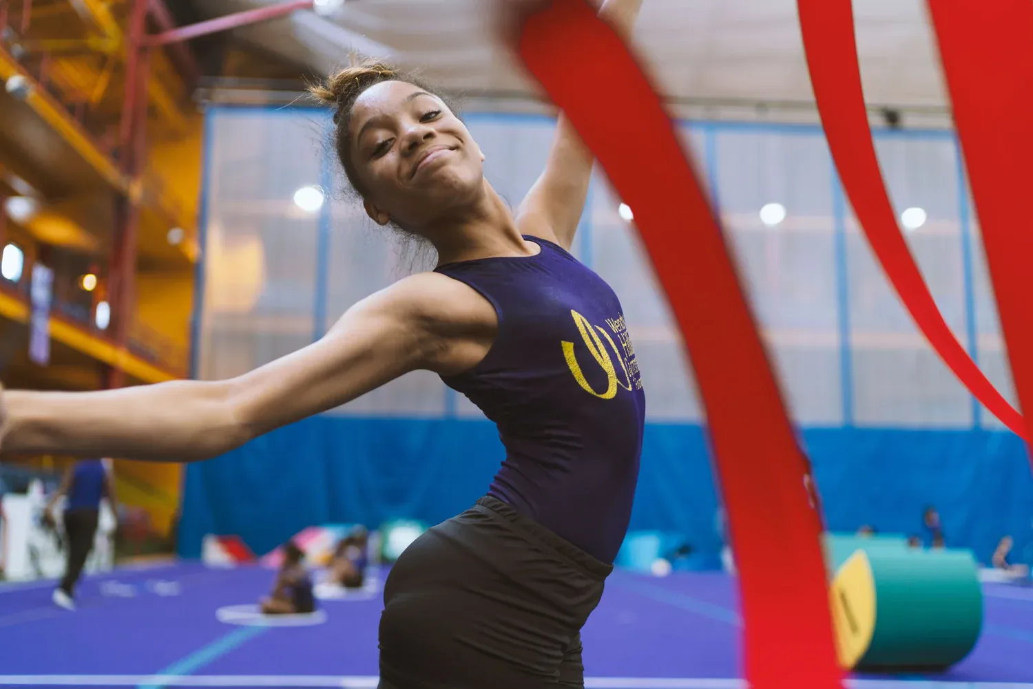 Gymnastics athlete portrait for WSF